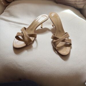 Giuseppe Zanotti Tan Strappy Heels